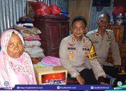 Kapolres Jeneponto Berbagi Kasih, Kunjungi Warga Kurang Mampu Di Desa Pallantikang Bangkala