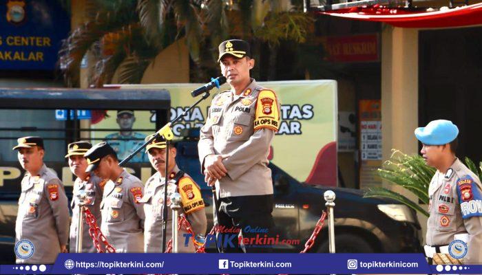 Momen Haru Warnai Apel Terakhir Kapolres Takalar, AKBP Gotam Hidayat Pamit