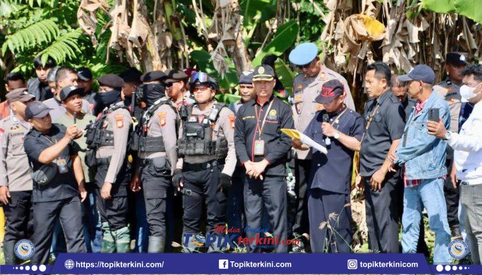 Eksekusi Lahan di Kelurahan Sabintang Berjalan Aman di Bawah Pengamanan Polres Takalar