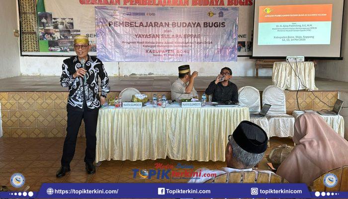 Yayasan Sulapa Eppae Gelar Road Show Pembelajaran Budaya Bugis Di BOSOWA