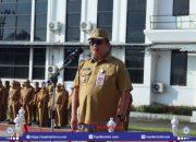 Bupati Takalar Pimpin Apel Gabungan Pasca Libur Idul Fitri 1446 H