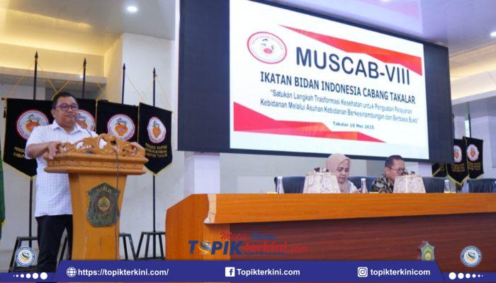 Bupati Daeng Manye Buka Muscab IBI Takalar ke-VIII, Peran Bidan Sangat Penting