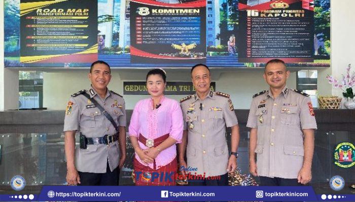 Janda Cantik Bali Duta Sahabat Polisi Indonesia Berbagi Makanan Sehat di Papua