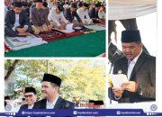 Bupati dan Wabup Bantaeng Sholat Idul Adha Bersama Belasan Ribu Masyarakat di Lapangan Pantai Seruni