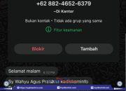 Waspada Penipuan! Nama Plt. Kadis Kominfosantik Sulteng Dicatut Oknum Yang Tidak Bertanggungjawab