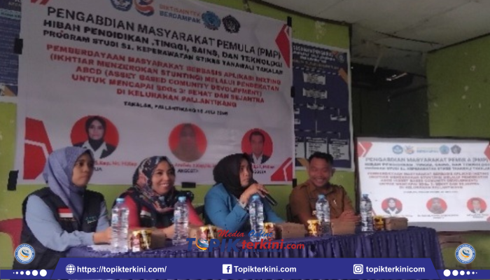 STIKES Tanawali Takalar Laksanakan Kegiatan Pemberdayaan Masyarakat Berbasis Aplikasi INZTING Melalui Pendekatan ABCD untuk Mendukung Pencapaian SDGs 3 di Pallantikang
