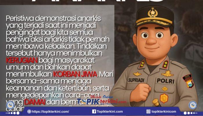 Polres Takalar Ajak Masyarakat Stop Demo Anarkis, Utamakan Aspirasi Dengan Cara Damai