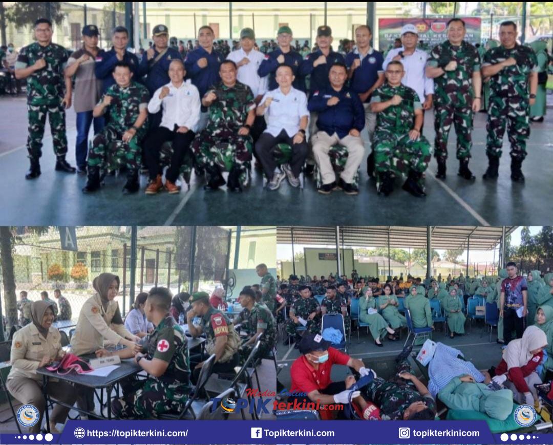 Sambut HUT ke-80 TNI, Korem 143/HO Kendari Gelar Baksos Donor Darah dan ...
