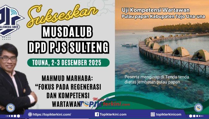 Panitia Musdalub DPD Sulteng Terbentuk, Mahmud: Fokus pada Regenerasi dan Kompetensi Wartawan