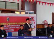 Bupati Lombok Timur H. Iron Ingatkan Lima Pejabat Baru agar Menjadi Pelayan Masyarakat yang Baik
