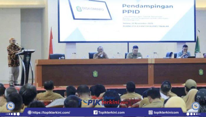 Wakili Bupati Takalar, Kadis Kominfo Buka Pelatihan Jurnalistik PPID