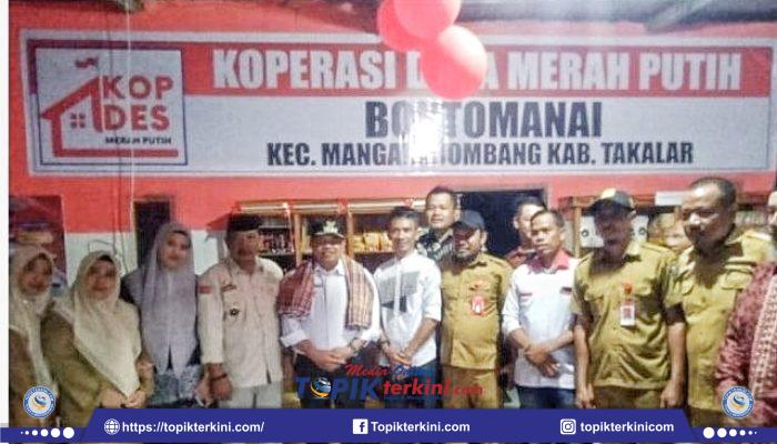Bupati Takalar Resmikan Koperasi Desa Merah Putih Bontomanai
