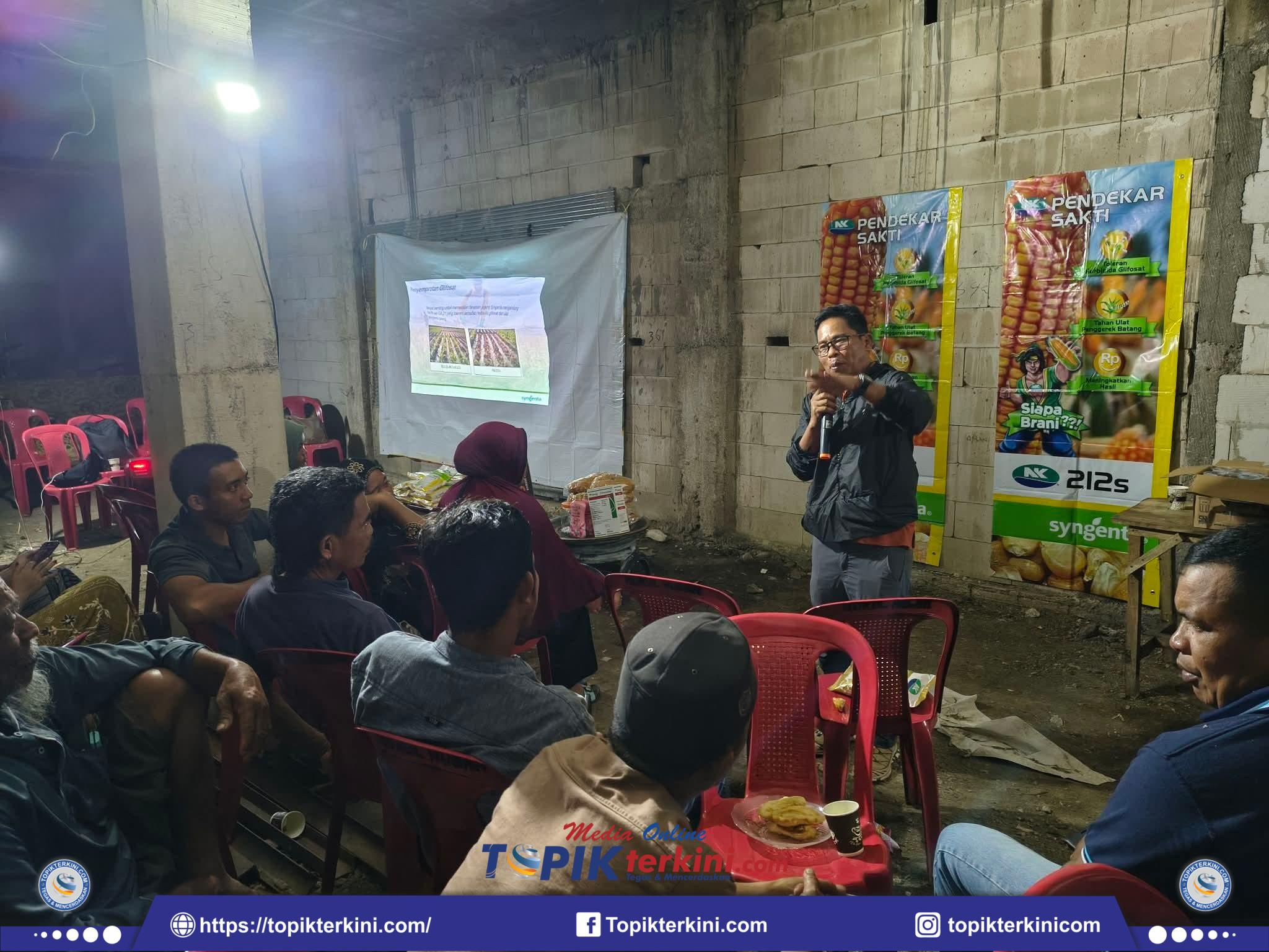 PT Syngenta Seed Indonesia Gelar Sosialisasi Benih Jagung NK 212 dan Pendekar Sakti di Desa Barana 