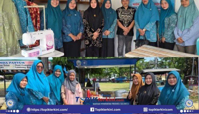 Ketua TP PKK Jeneponto Tinjau UMKM Binaan Pokja 2, 11 UP2K Terima Bantuan Alat Usaha.