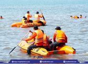 KM ‘Sabuk Jinjing’ Terbakar di Perairan Pantai Seruni Bantaeng