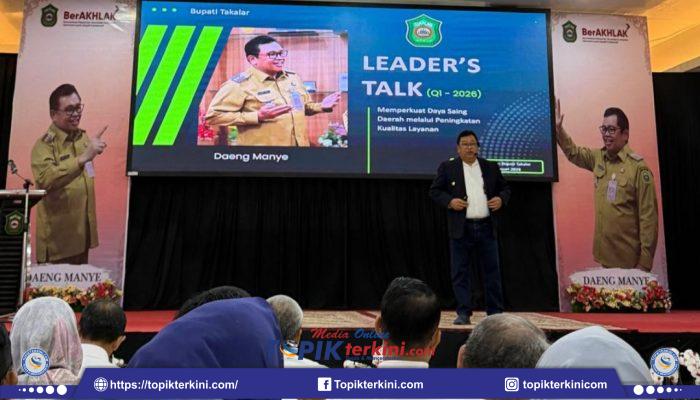 Leader’s Talk : Pemkab Takalar Perkuat Komitmen Tingkatkan Kualitas Layanan Publik