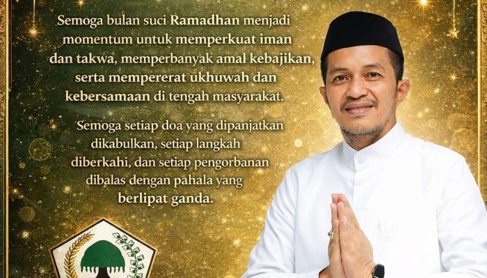 🌙 Selamat Menunaikan Ibadah Puasa Ramadhan 1447 H / 2026 M 🌙 Semoga bulan suci Ramadhan menjadi momentum untuk memperkuat iman dan takwa, memperbanyak amal kebajikan, serta mempererat ukhuwah dan kebersamaan di tengah masyarakat. Semoga setiap doa yang dipanjatkan dikabulkan, setiap langkah diberkahi, dan setiap pengorbanan dibalas dengan pahala yang berlipat ganda. Oleh: IRSAL AZIS KR. LAGU Ketua Fraksi GOLKAR DPRD Kabupaten Jeneponto