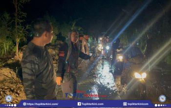 Cuaca Ekstrem Terjang Pantai Kura-Kura, Brimob Sigap Tangani Aduan Warga dan Atur Lalu Lintas