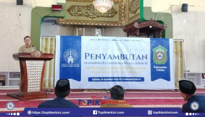 Wakili Bupati Takalar, Kadis Kominfo-SP Terima 396 Mahasiswa KKN IX STIBA Makassar