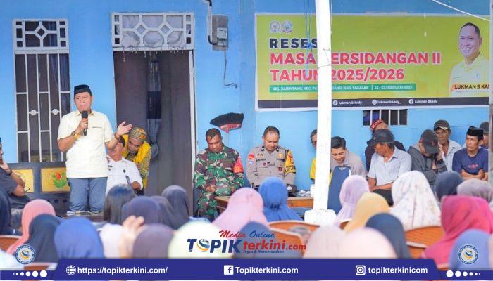 Serap Aspirasi di Takalar, Lukman B. Kady Soroti KIS Nonaktif