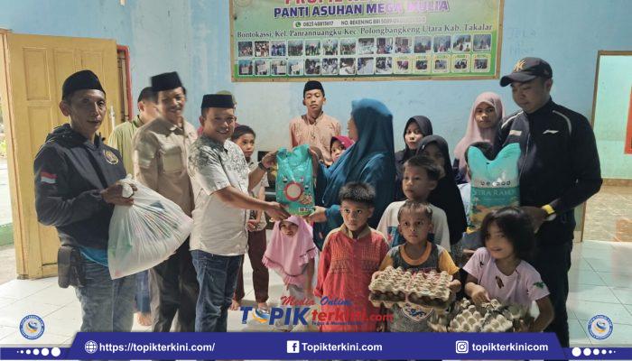Wujud Kepedulian Insan Pers di Bulan Penuh Berkah, PWI Takalar Santuni Anak Yatim