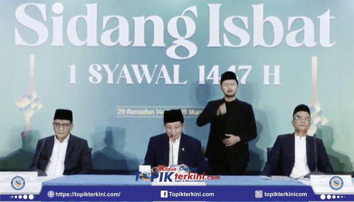 Pemerintah Tetapkan 1 Syawal 1447 H Jatuh pada 21 Maret 2026