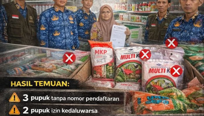 Dinas Pertanian dan Disperindag Jeneponto Tertibkan Peredaran Pupuk dan Pestisida Bermasalah
