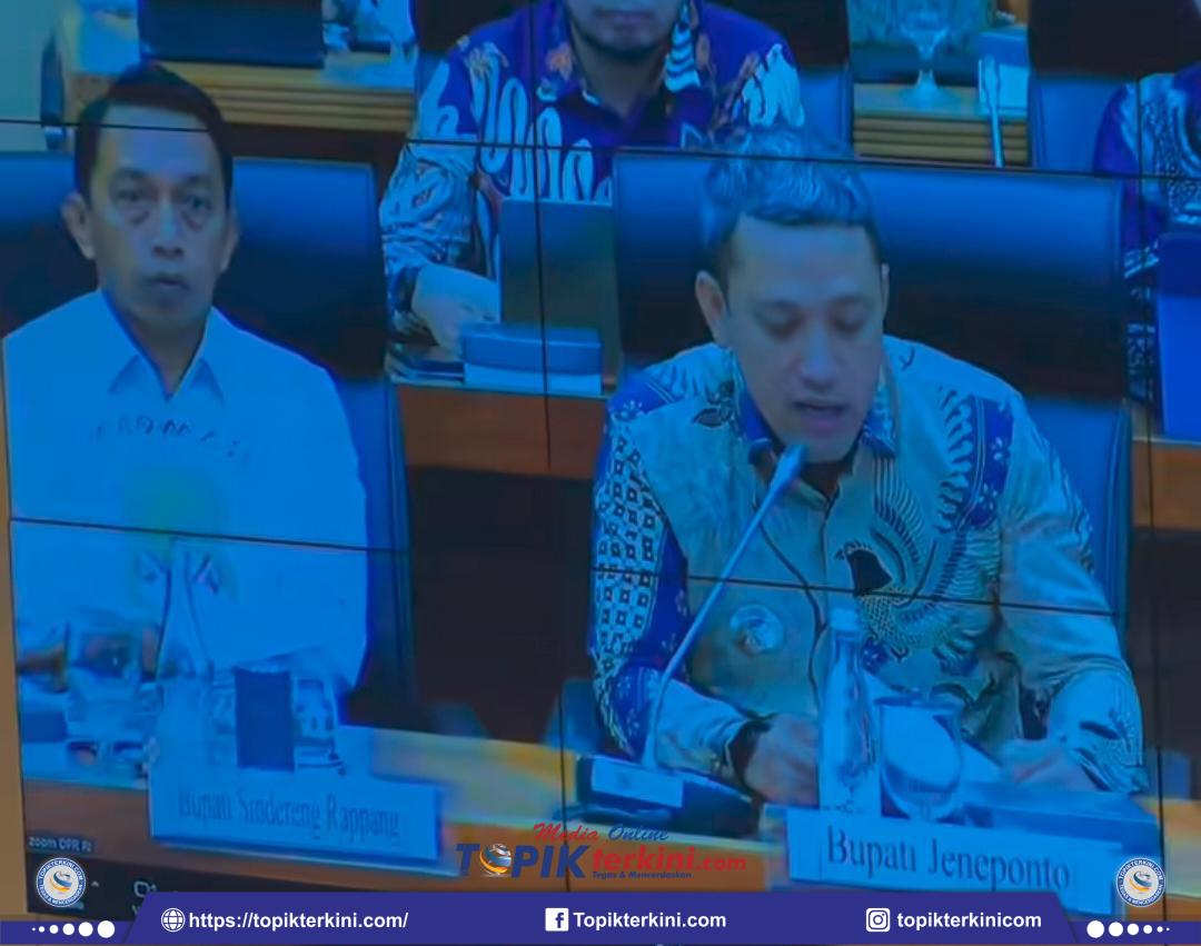 Audiensi Bersama Komisi XII DPR RI, Pengkab Jeneponto Dorong Optimalisasi Potensi Daerah