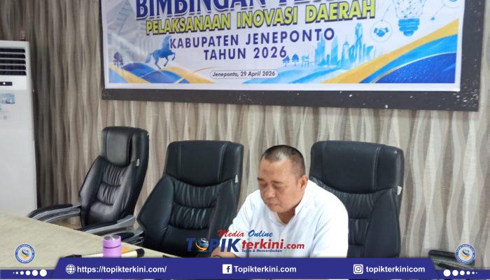 Bappeda Jeneponto Gelar Bimbingan Teknis Inovasi Daerah, Perkuat Pelayanan Publik Menuju Jeneponto Bahagia