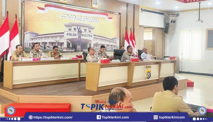Kapolda Sultra Ikuti Arahan Wakapolri Antisipasi El Niño “Godzilla”, Tekankan Mitigasi dan Ketahanan Pangan