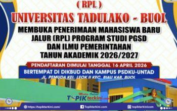 RPL Untad Buol Resmi Dibuka, Solusi Kuliah bagi Pekerja dan Praktisi
