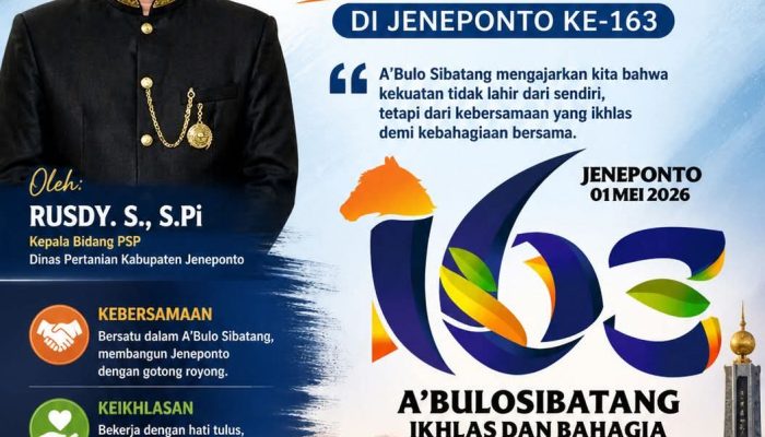 A’Bulo Sibatang: Merawat Kebersamaan, Menumbuhkan Kebahagiaan di Jeneponto Ke-163