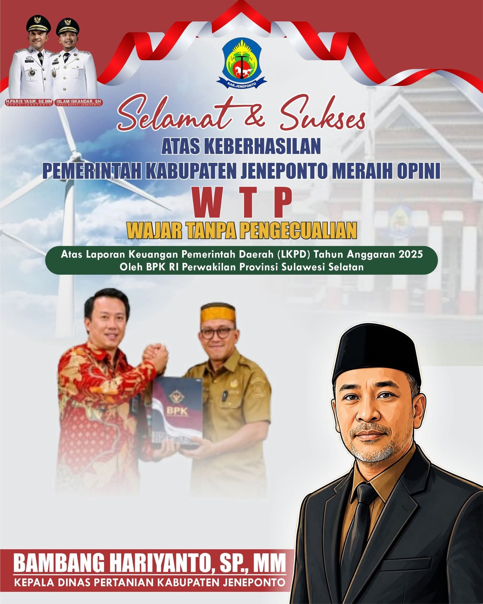 Dua Kali Meraih WTP, Bukti Nyata Komitmen Membangun Pemerintahan yang Akuntabel