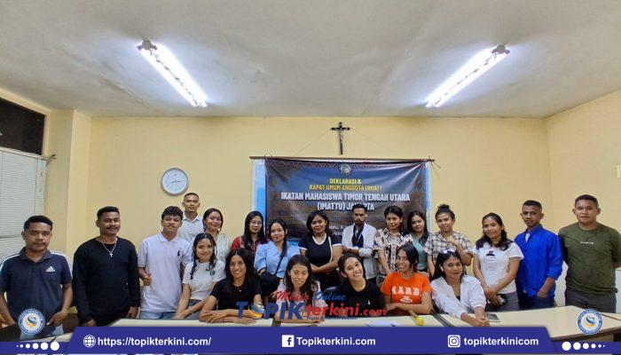 Resmi Dideklarasi, IMATTU Jakarta Jadi Rumah Bersama bagi Mahasiswa TTU