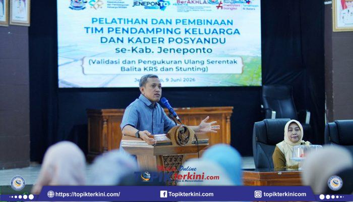 1.528 Peserta Ikuti Pelatihan Dan Pembinaan TPK Dan Kader Posyandu Di Jeneponto