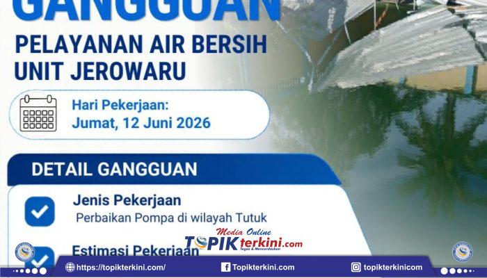 PDAM Lotim Sampaikan Gangguan Layanan Air Bersih Unit Jerowaru, Pelanggan Diminta Tampung Air Secukupnya