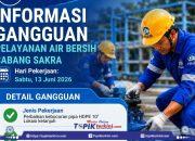 PDAM Lombok Timur Informasikan Gangguan Layanan Air Bersih di Wilayah Kabar dan Montong Dulang
