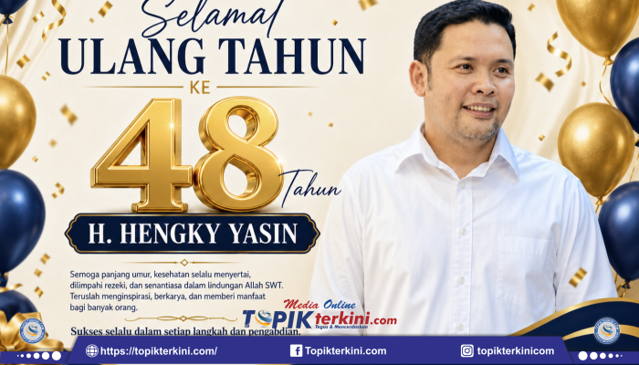 Di Usia ke-48, Hengky Yasin dan Waktu Yang Terus Berjalan