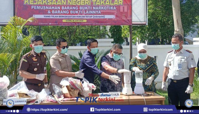 Kejari Takalar Musnahkan 8,1 Gram Sabu, Tegaskan Perang Melawan Narkotika