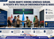 Daeng Manye Dorong Generasi Qurani, 30 Peserta MTQ Takalar Diberangkatkan ke Maros