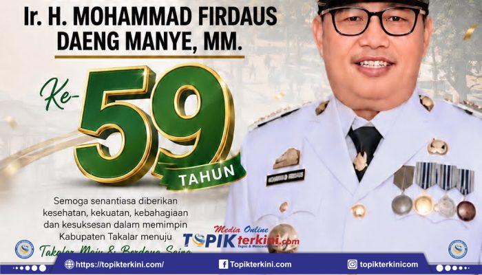 Kades Cakura Sampaikan Ucapan Selamat Ulang Tahun ke-59 untuk Bupati Takalar