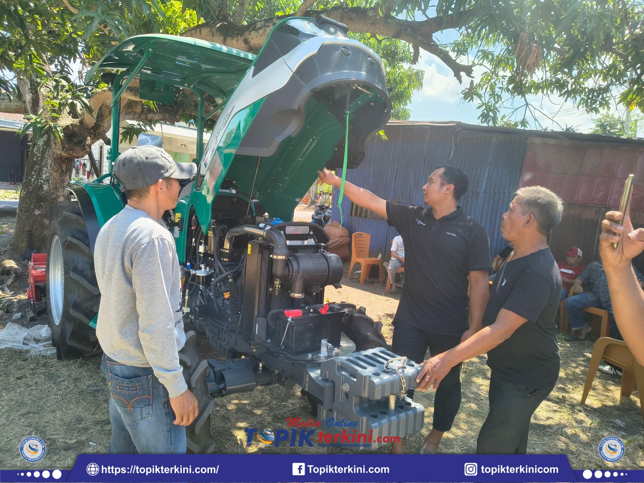 Dukung Pertanian Modern dan Produktif, Dinas Pertanian Jeneponto Gelar Pelatihan Pengoperasian dan Perawatan Alsintan TR4 ARBOS di Bulujaya