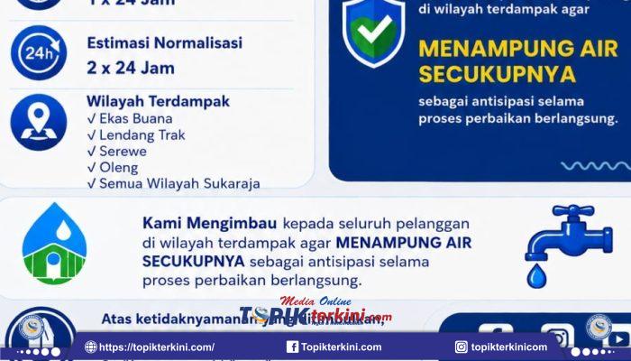PDAM Lombok Timur Lakukan Perbaikan Pipa Bocor, Sejumlah Wilayah Alami Gangguan Distribusi Air