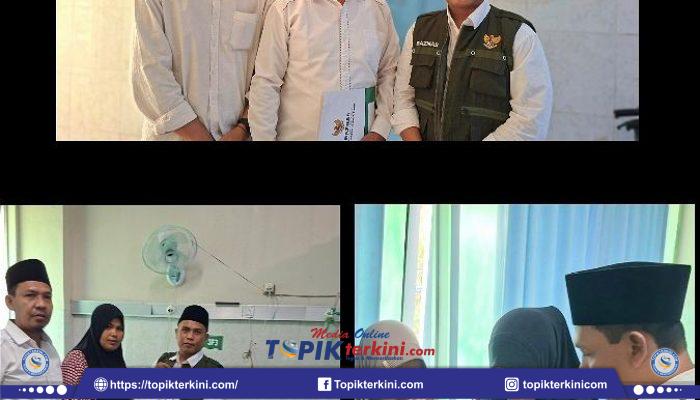 Baznas Lombok Timur Turun Berikan Santunan untuk Muhammad Nur, Penderita Tumor Ganas