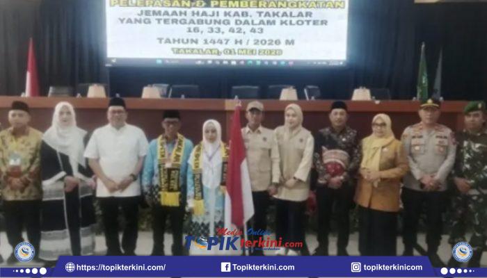 Bupati Takalar Lepas 72 Jemaah Haji 2026, Doakan Seluruh Jemaah Menjadi Haji Mabrur