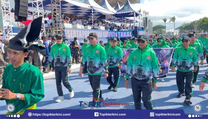 Bupati dan Wabup Takalar Kompak Beri Dukungan Langsung kepada Kontingen Porsenijar PGRI Sulsel di Sidrap