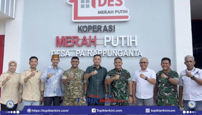 Wabup Takalar Ikuti Peresmian Nasional 1.061 Koperasi Merah Putih