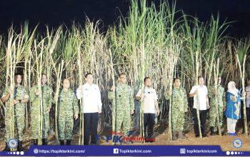 Panen Raya Tebu Bersama TNI, Wabup Hengky Yasin: Kolaborasi Kunci Wujudkan Swasembada Gula Nasional