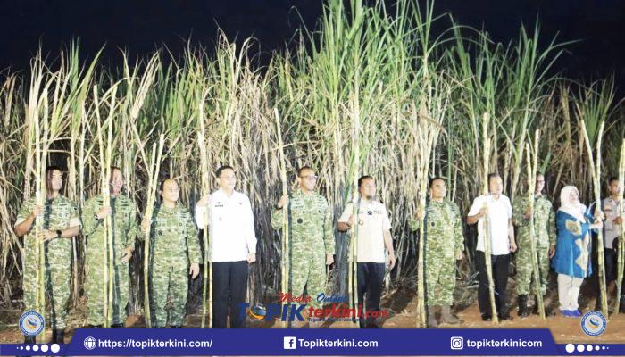 Panen Raya Tebu Bersama TNI, Wabup Hengky Yasin: Kolaborasi Kunci Wujudkan Swasembada Gula Nasional