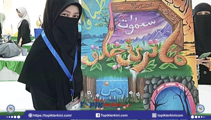Inspirasi Santri Berprestasi, Nur Bintang Qurahmi Harumkan Nama Takalar Lewat Kaligrafi
